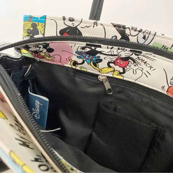 Disney Mickey Mouse Minnie Comic Strip Locket Handbag - Picture 8 of 8